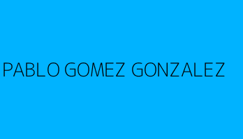 PABLO GOMEZ GONZALEZ